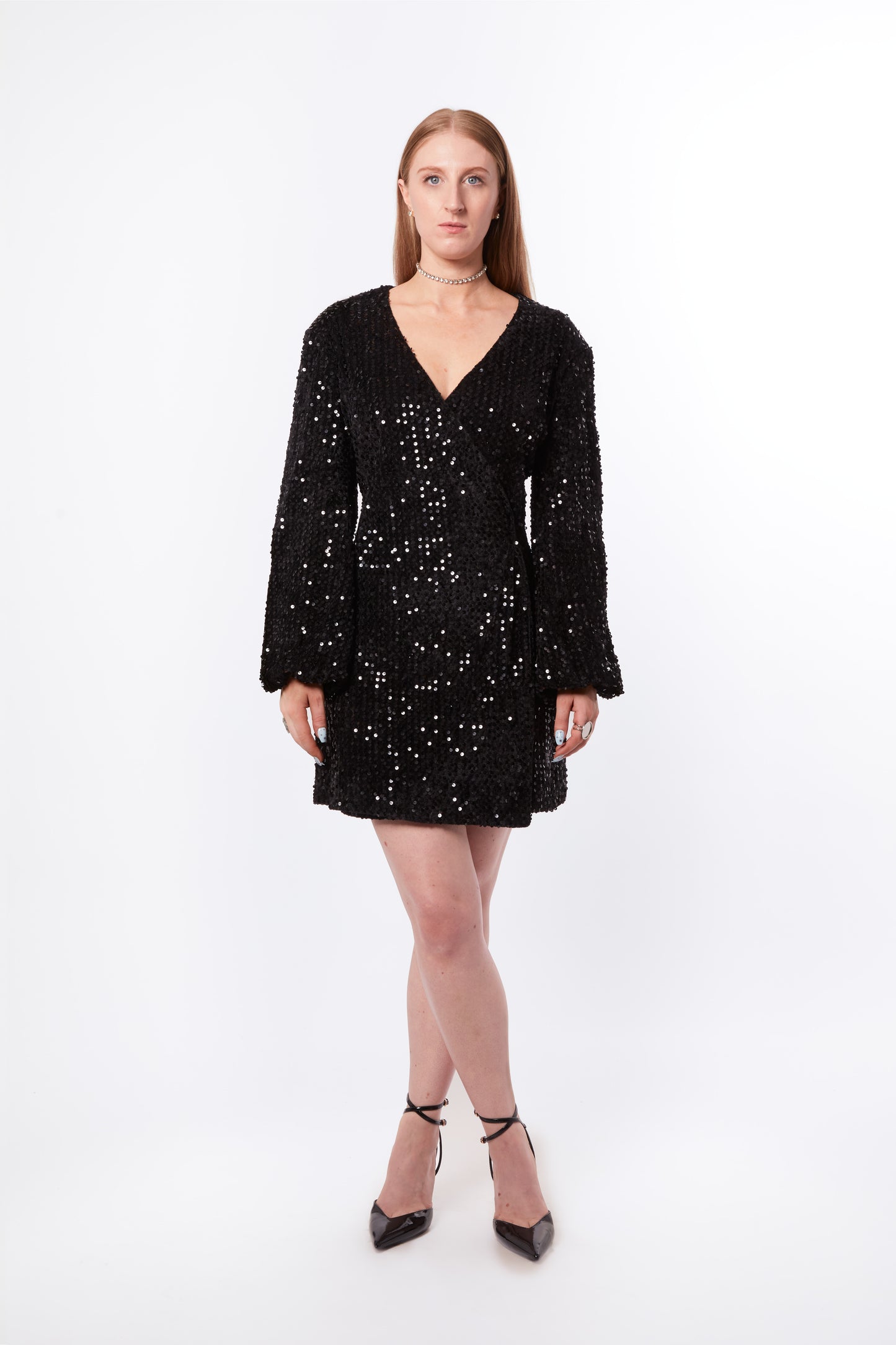 Robe de soirée à paillettes