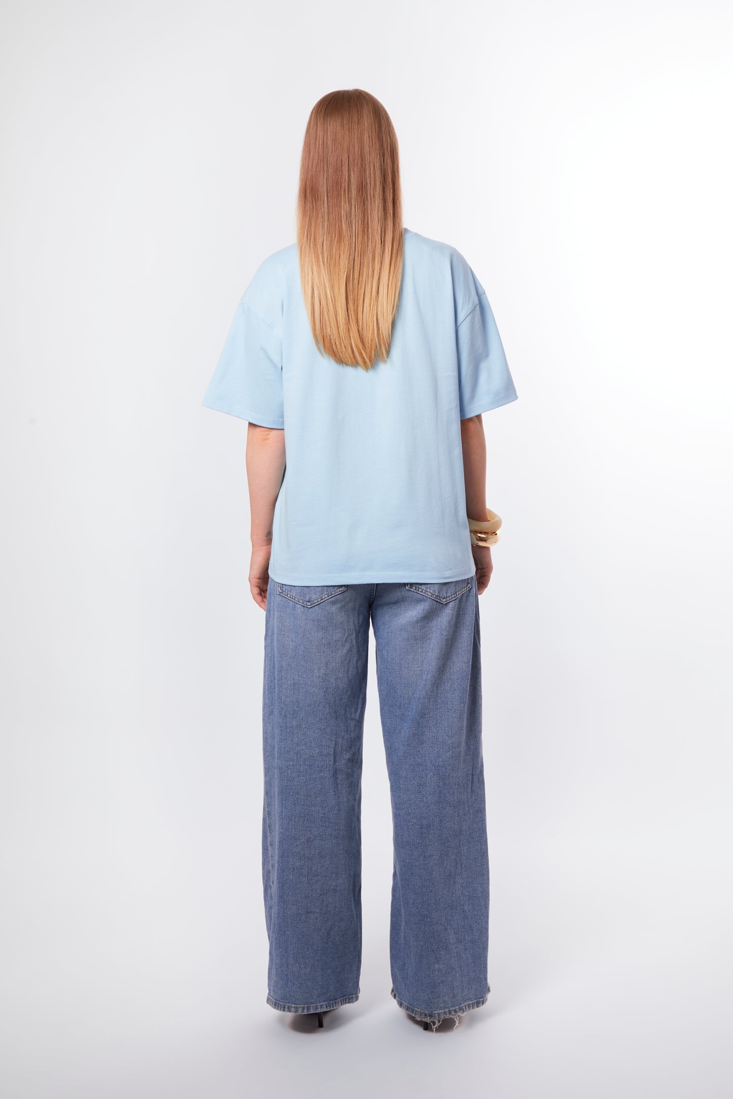 T-shirt bleu lagon