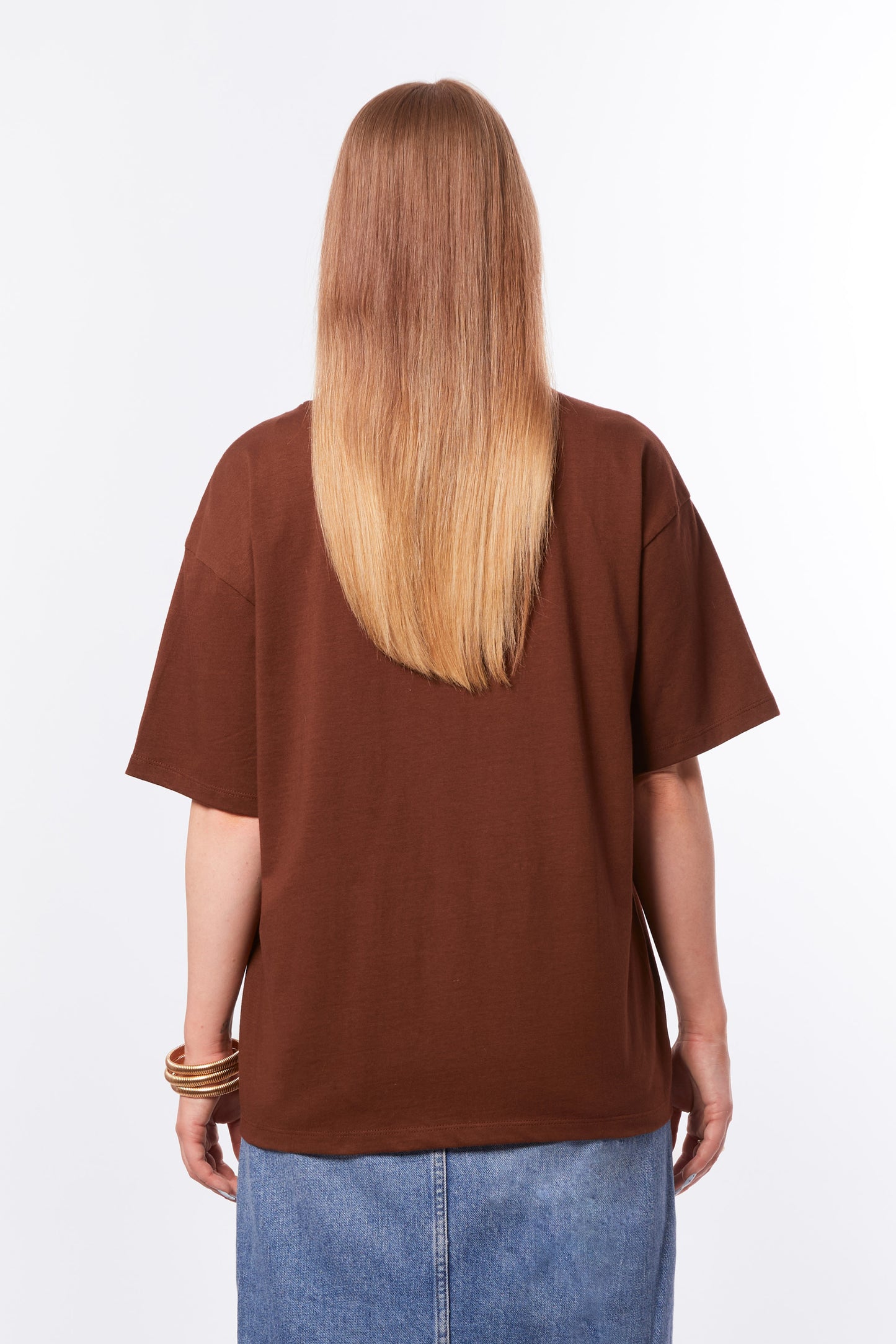 T-shirt marron café