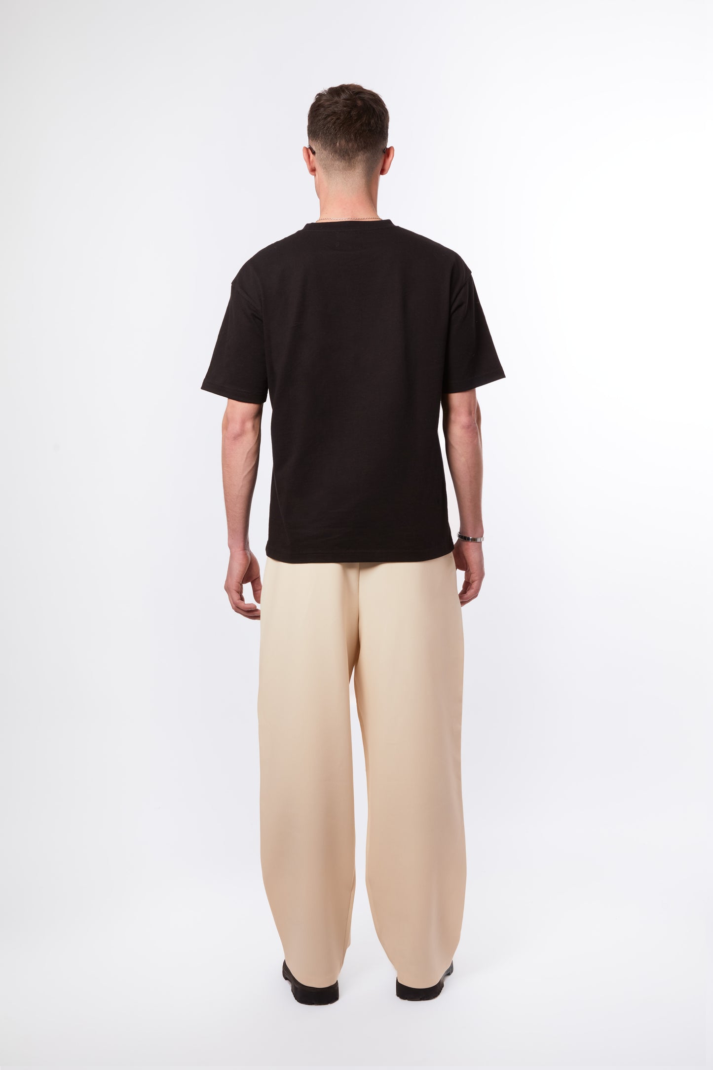 black t-shirt men, phantom black cotton tee, timeless essentials for men, t-shirt noir homme, elevated basics, streetwear for men, Parisian premium fashion, inspired by COS, inspired by AMI Paris, summer vibes, riviera vibes, paris summer vibes, Forburi Paris, Forburi, Forburimen, menswear, menswearcasual