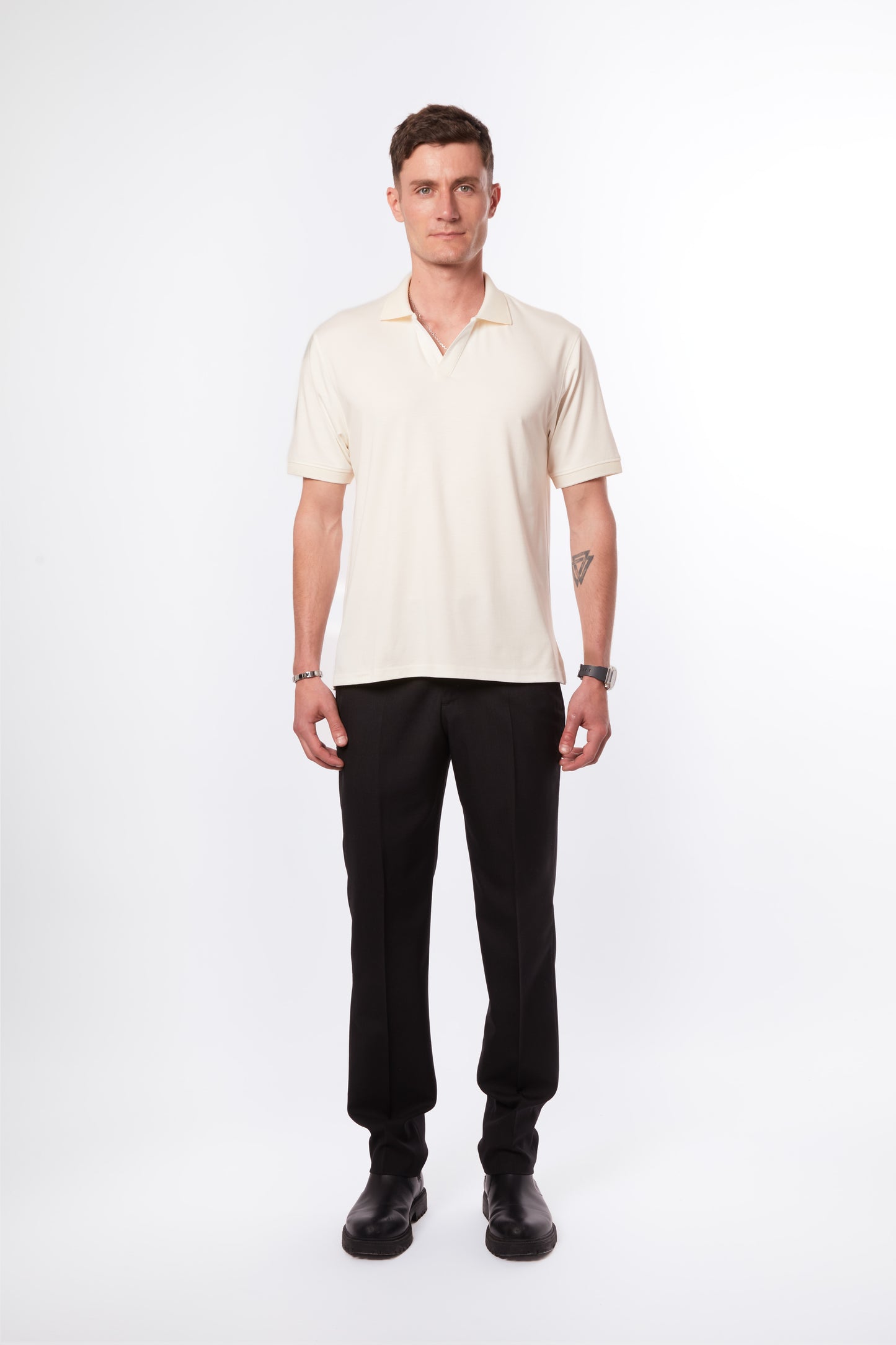 Light Cream Ecru Polo