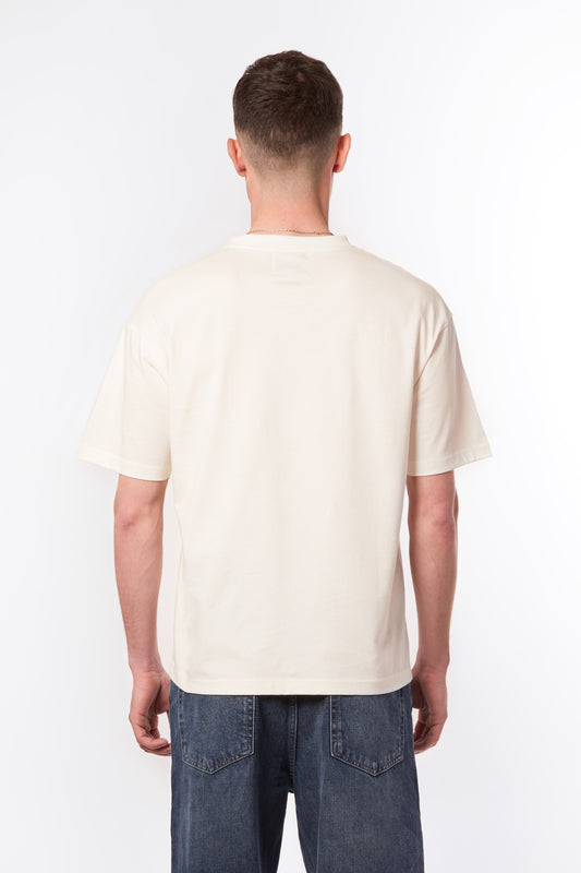 oatmilk t-shirt, offwhite t-shirt men, cream t-shirt for men, t-shirt homme blanc cassé, minimalist men’s fashion, Parisian men’s streetwear, premium cotton t-shirt, urban fashion for men, inspired by COS, inspired by Jacquemus, summer vibes, riviera vibes, paris summer vibes, Forburi Paris, Forburi, Forburimen, menswear, menswearcasual