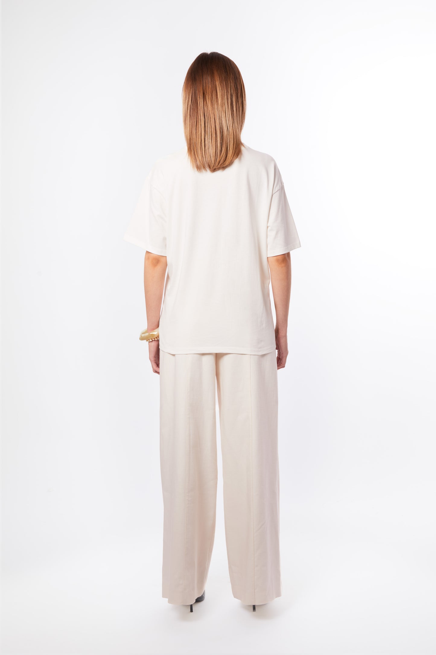 T-shirt blanc cassé