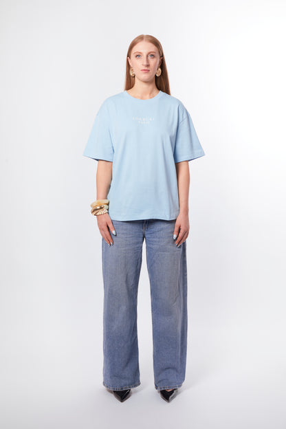 T-shirt bleu lagon