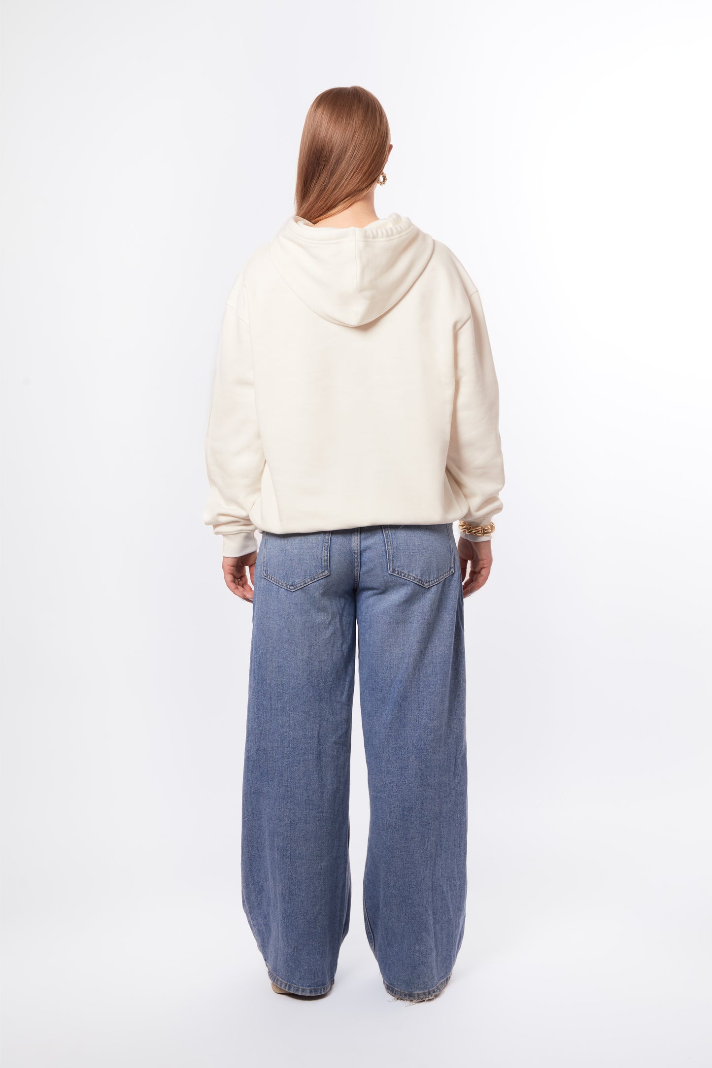 Ivory Drift Ecru Hoodie