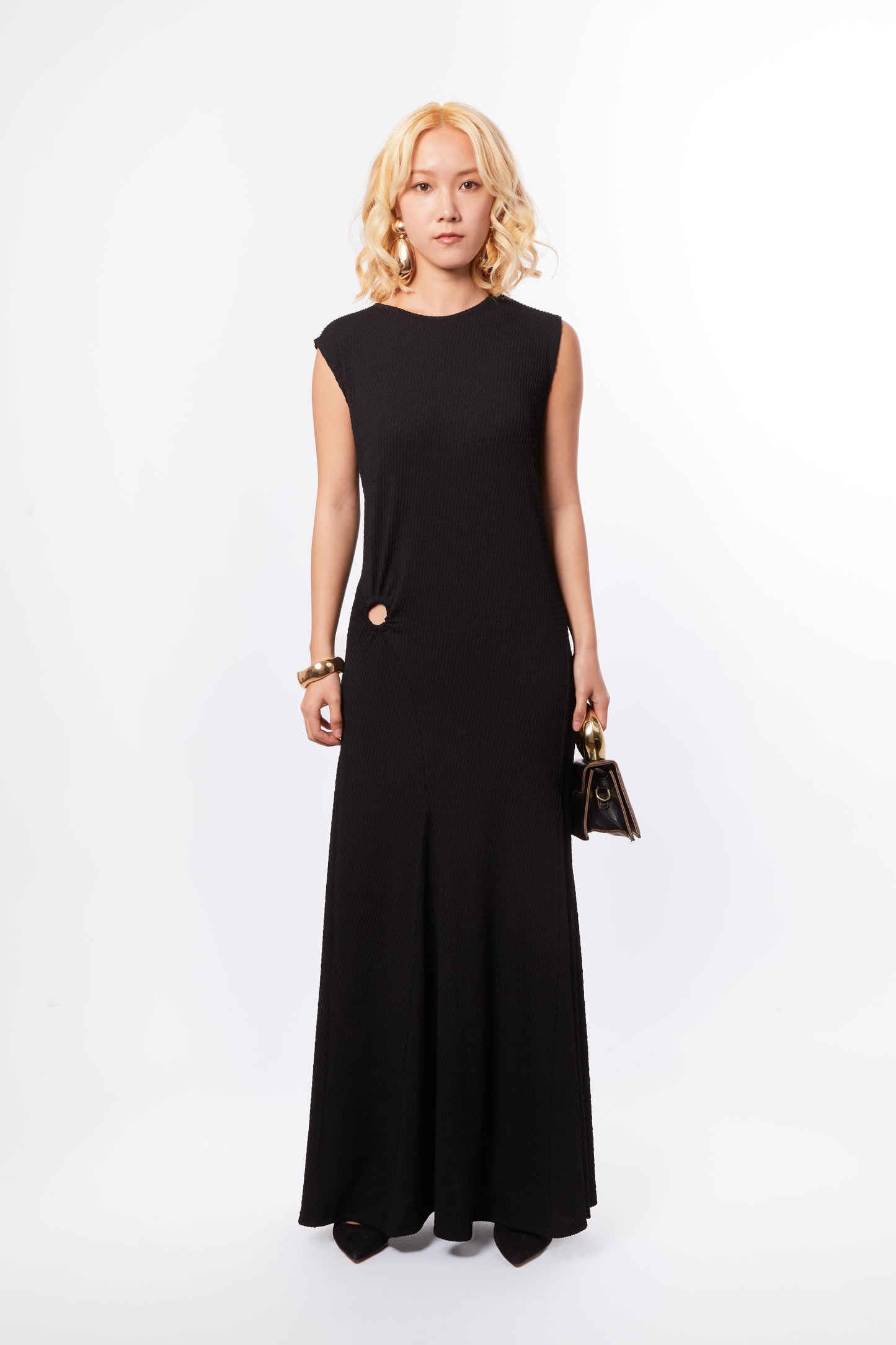 Black Textured Dress