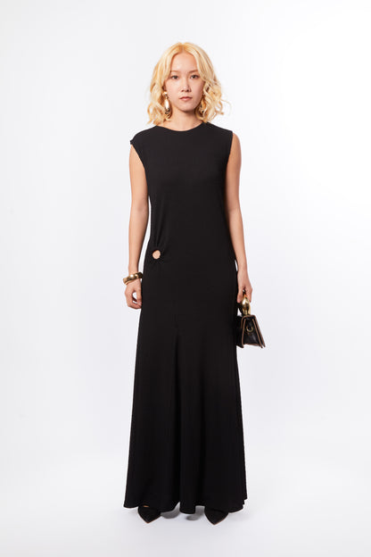 Black Textured Dress