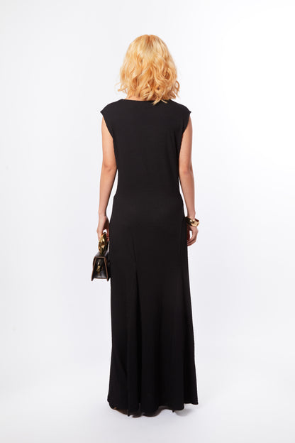 Black Textured Dress