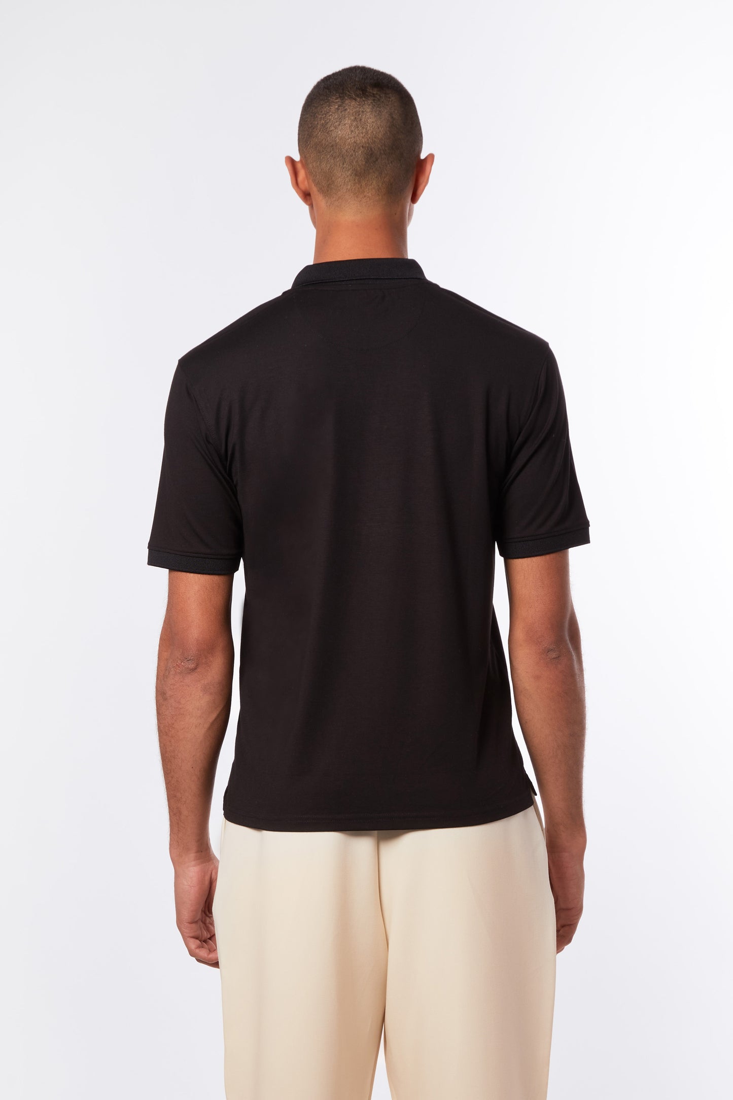 Light Weight Black Polo
